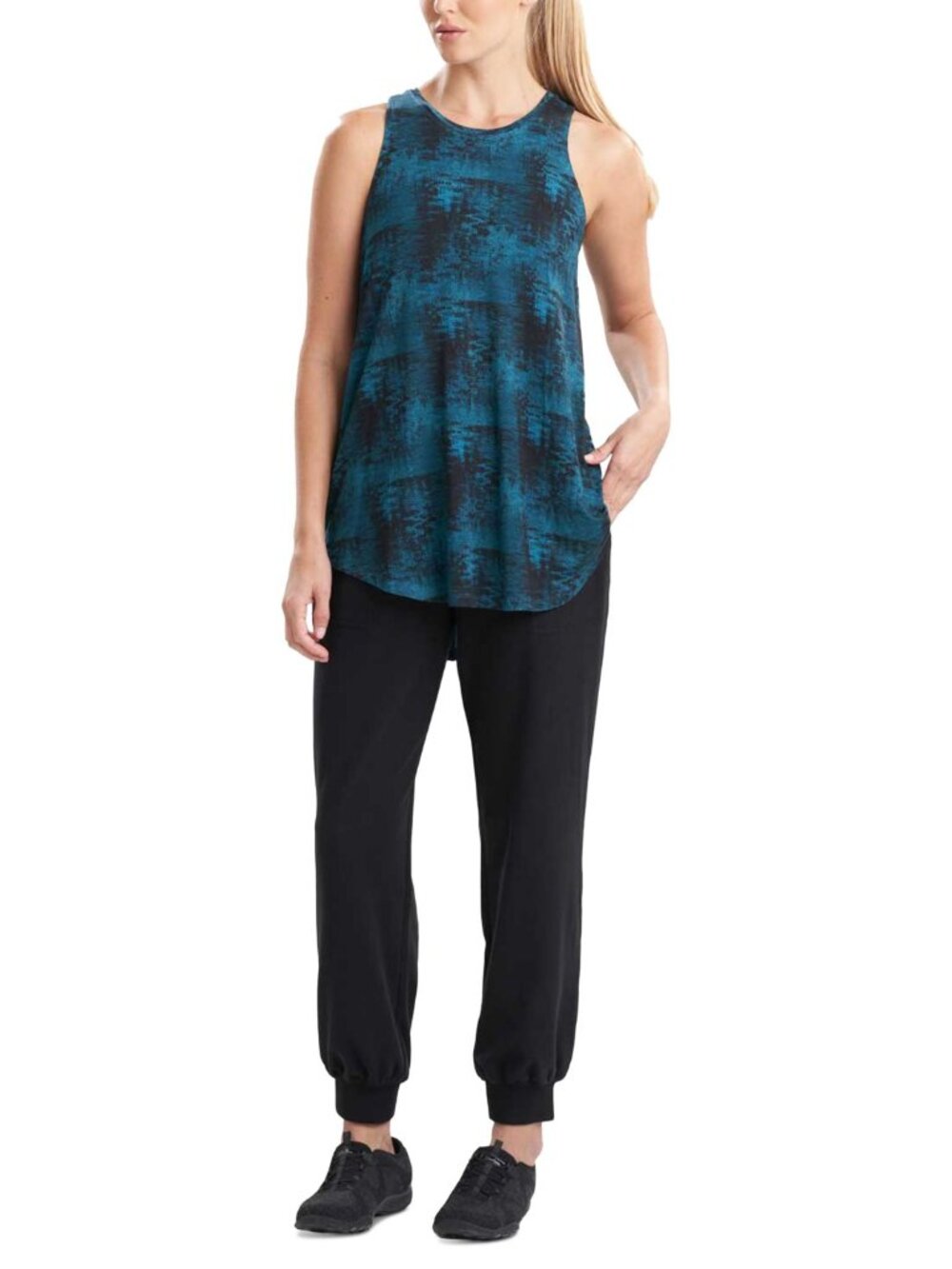 Josie Natori Womens Active Layering Elements Tank Top